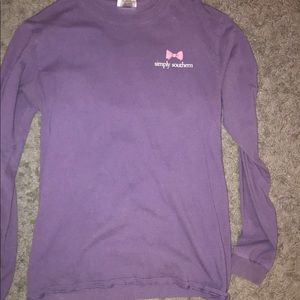 purple, simply southern, long sleeve 💜